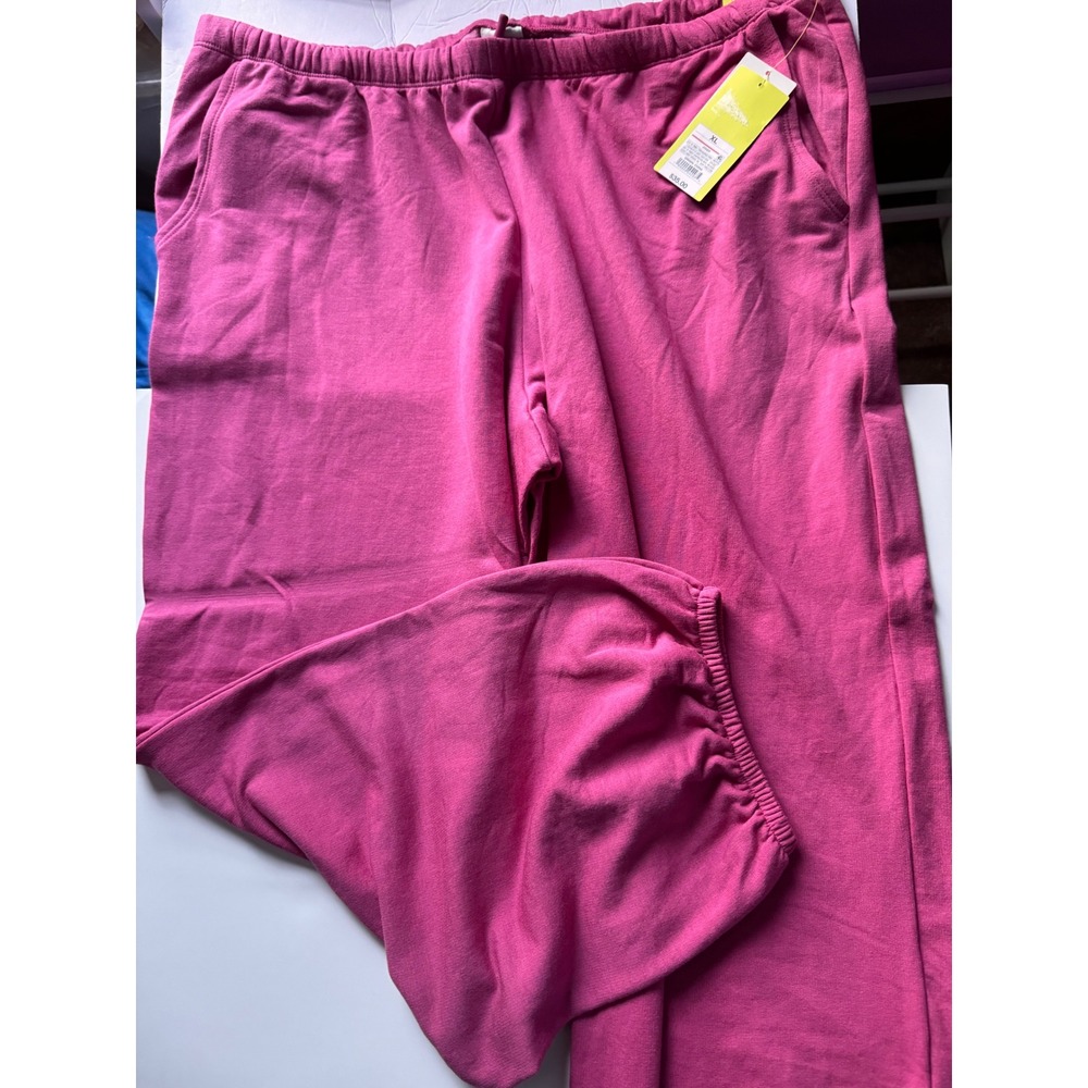 All in Motion Allover Cozy Jogger Treasured Pink Mid Rise Relaxed Fit XL NEW